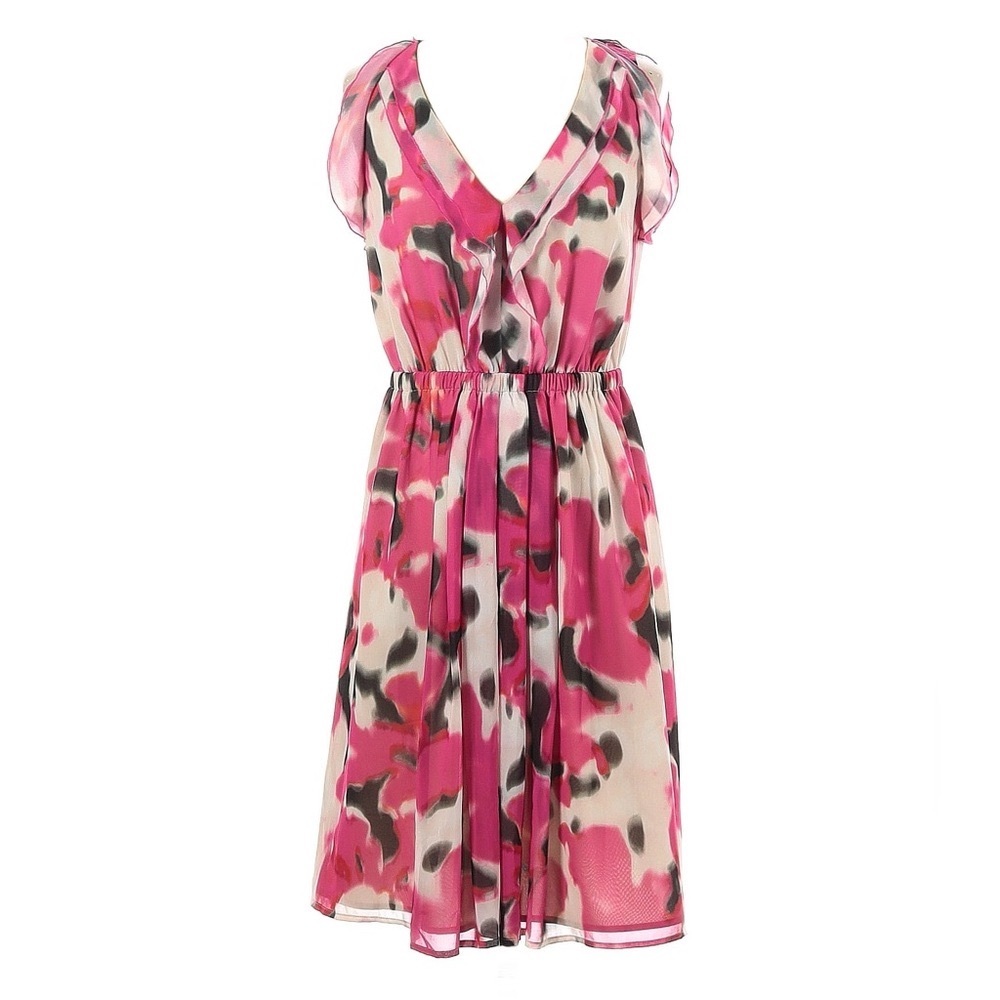 Ann Taylor LOFT abstract print sleeveless dress NWT